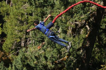 Bungee jumping: Exceed your limits with an adrenaline jump.